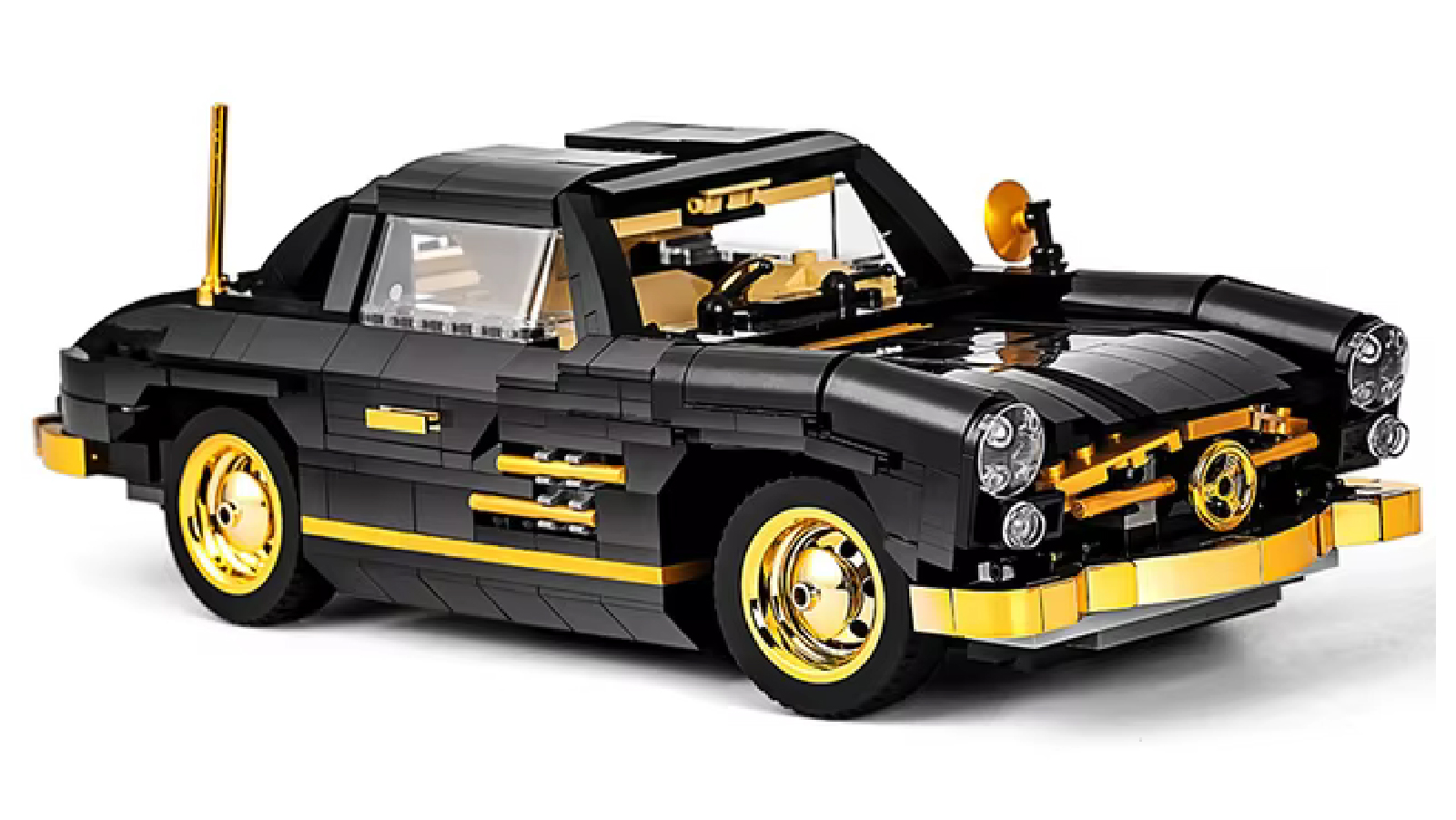 Mould King 10005 300SL Gullwing Sports Car Building Toy - 886 Piece