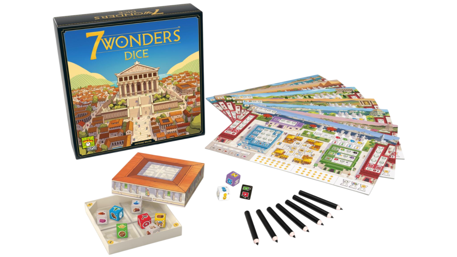 7 Wonders Dice Board Game