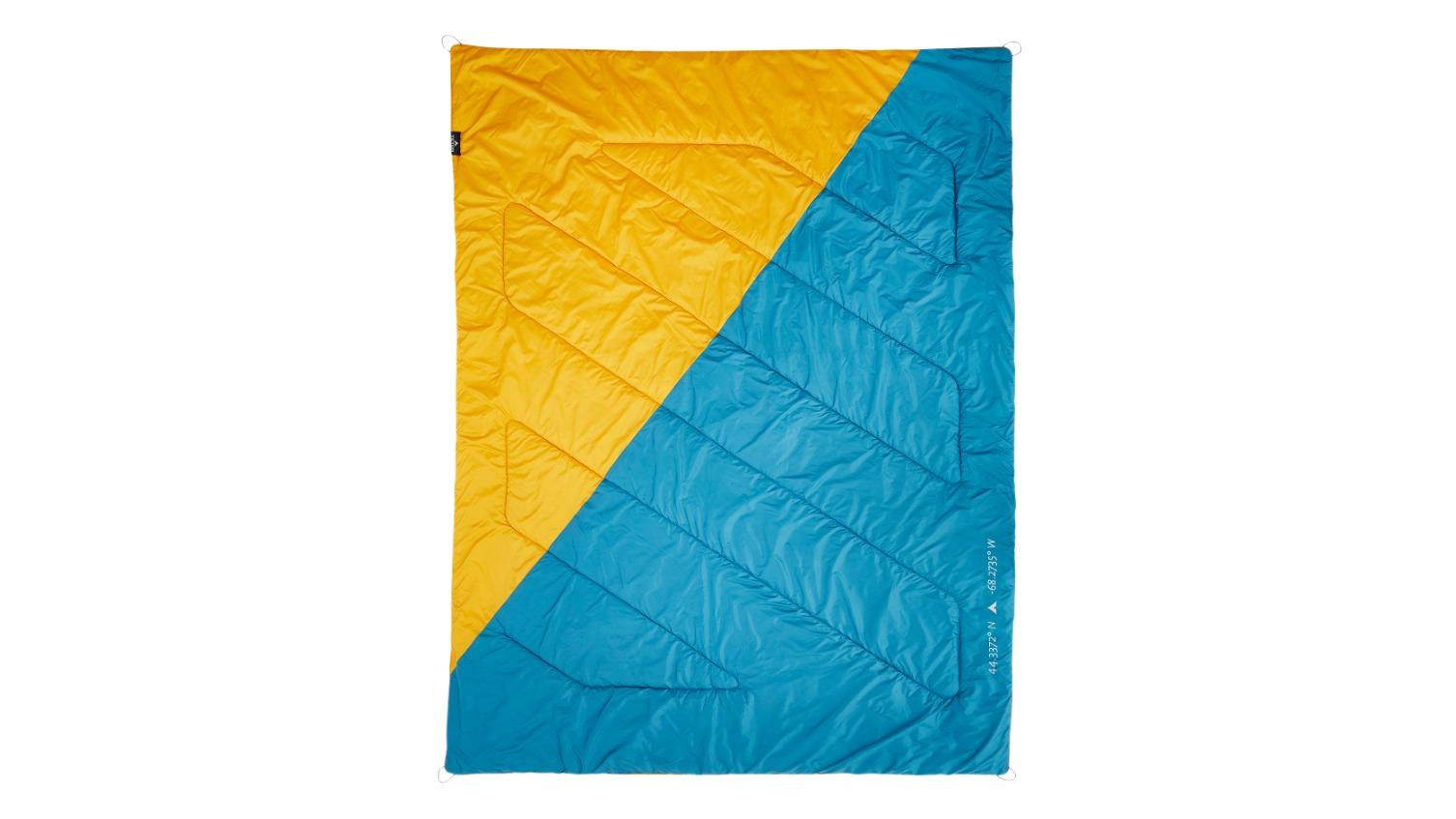 Teton Sports Acadia Mammoth Camp Blanket - Goldenrod/Peacock