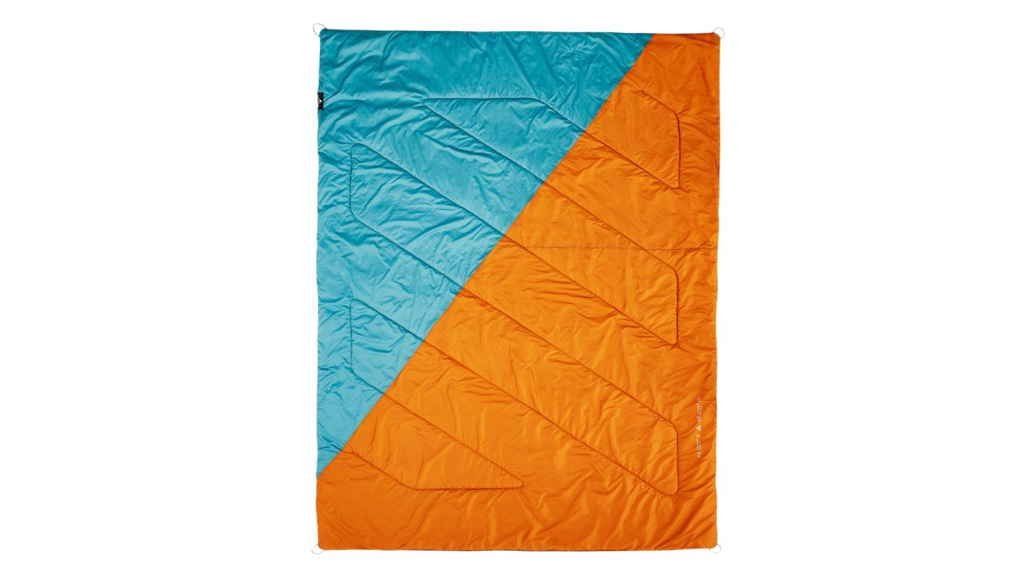 Teton Sports Acadia Mammoth Camp Blanket - Teal/Copper