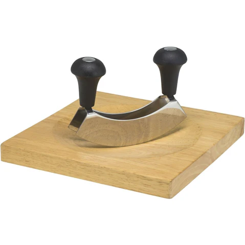 Avanti Mezzaluna Chopper and Board - Set