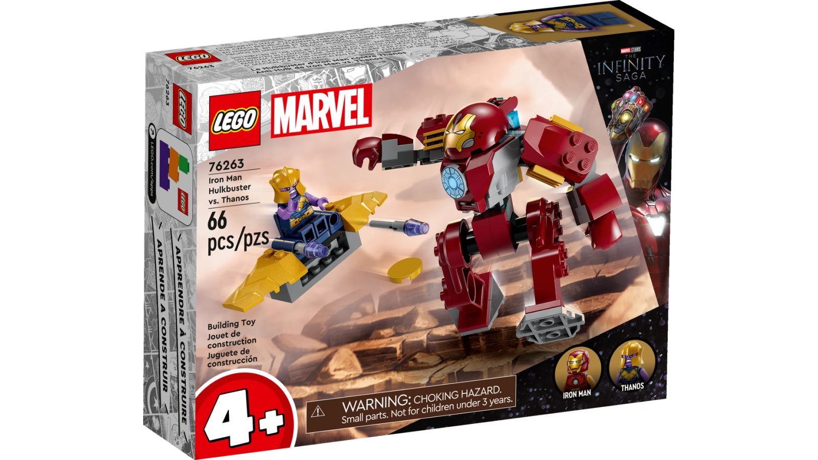 LEGO 76263 Iron Man Hulkbuster vs. Thanos – Marvel Super Heroes