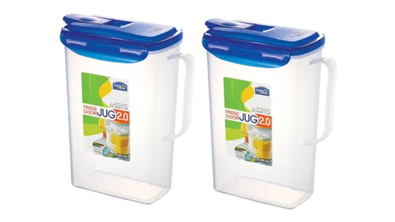 Lock and Lock 2 Piece 2.0 Litre Water Jug Harvey Norman