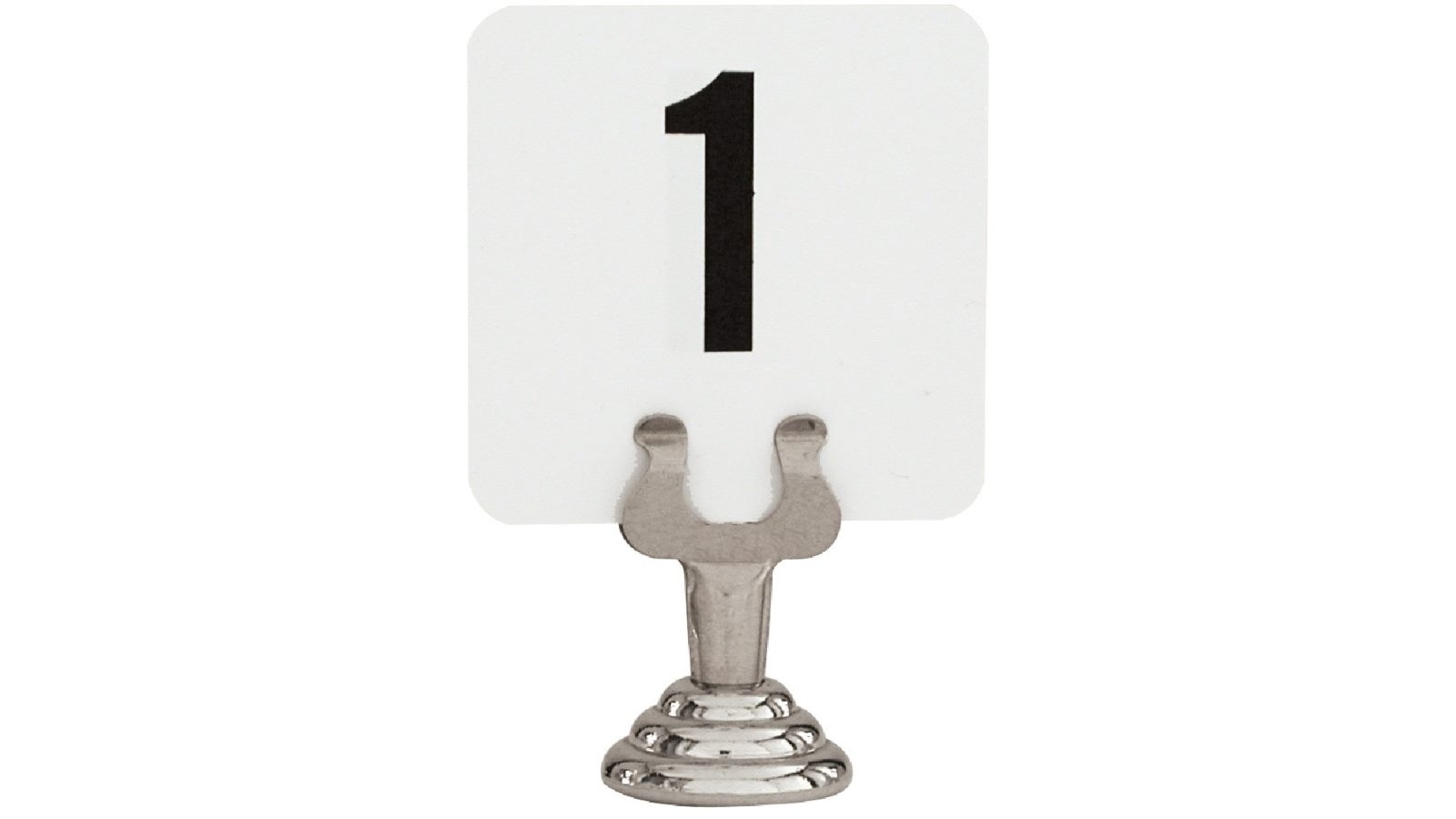 Trenton Harp Shape Place Card Menu Holder Single - 40mm