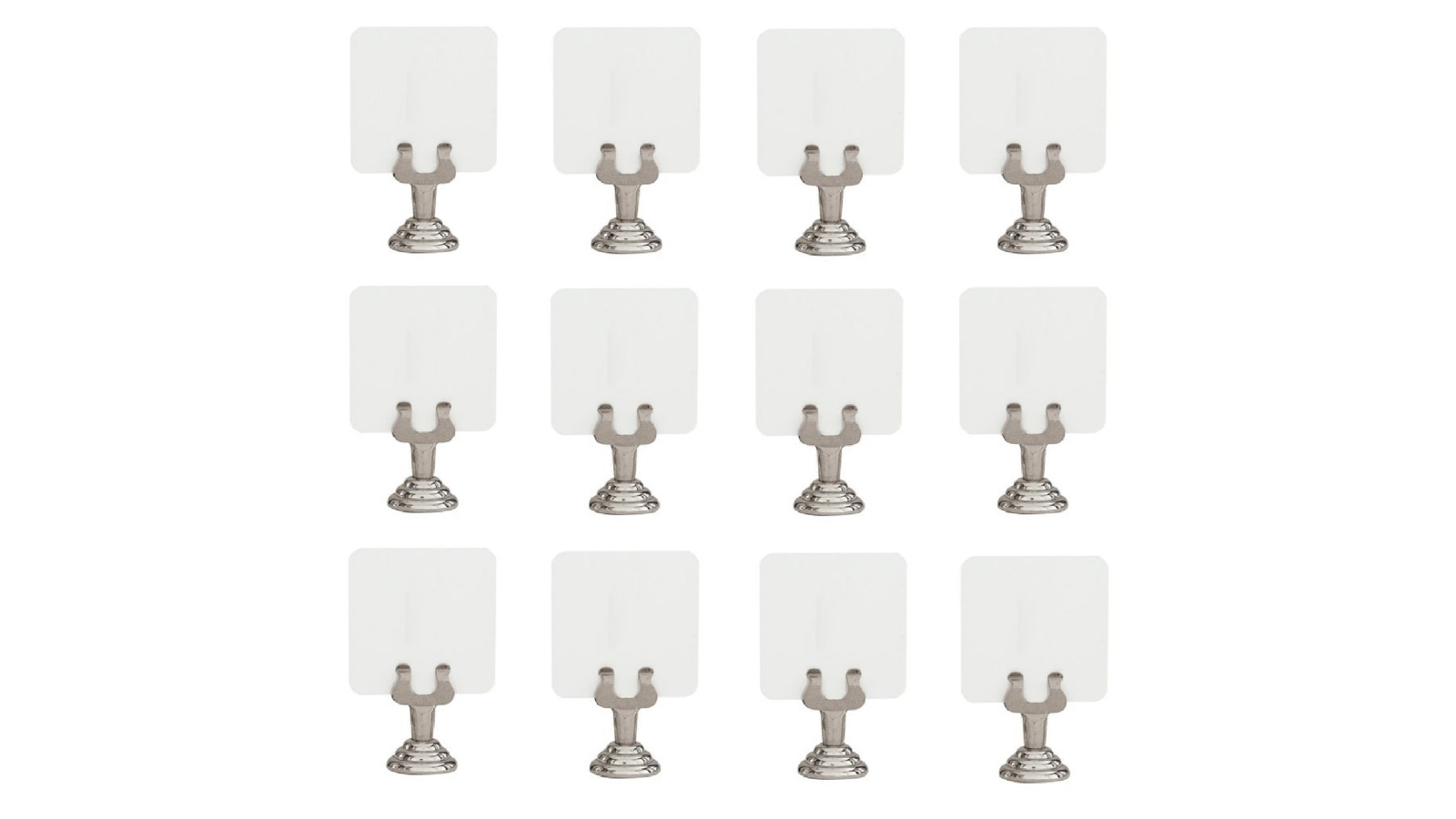 Trenton 12 Harp Shape Menu Place Card Holder - 4cm