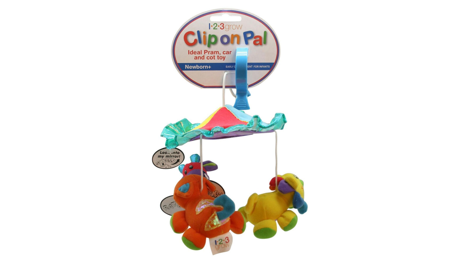 123 Grow Clip On Pal - Jungle Babies