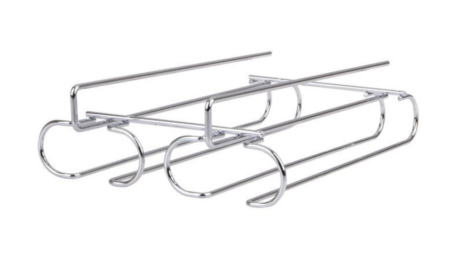 Bartender Undershelf 2 Rail Stemware Rack