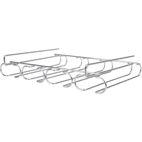 Bartender Undershelf 4 Rail Stemware Rack