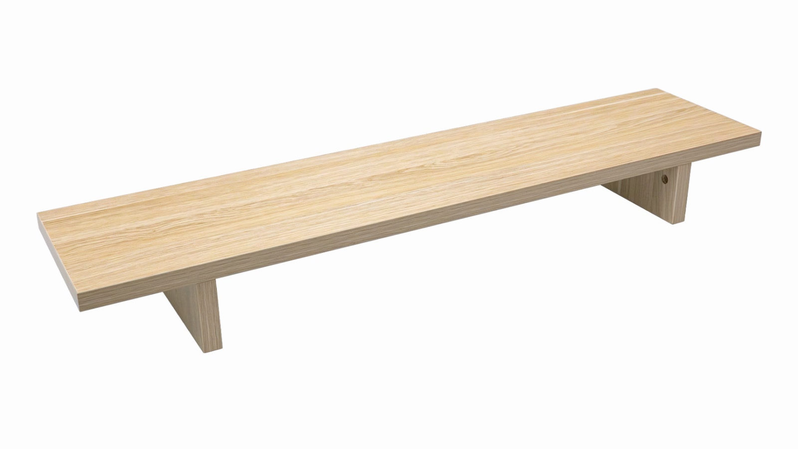 Desky Classic Oak Monitor Stand
