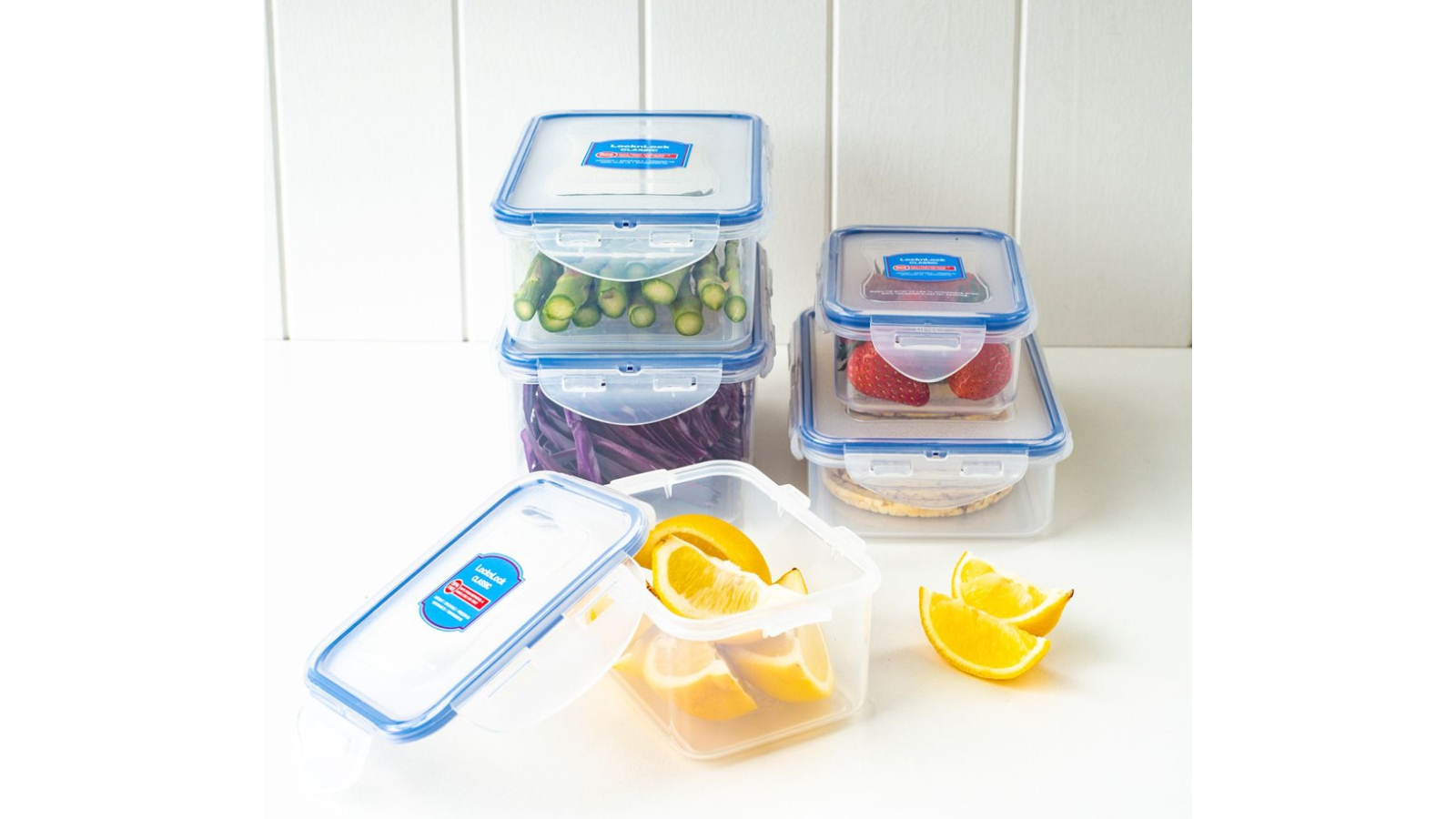 Lock and Lock Clear 5 Piece Food Storage Harvey Norman