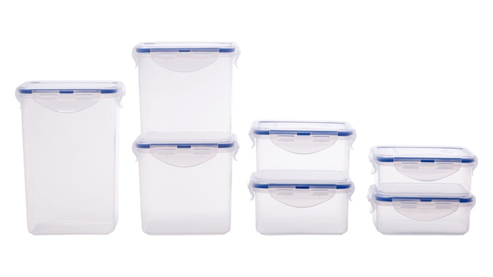 Lock and Lock Clear 7 Piece Food Storage Harvey Norman