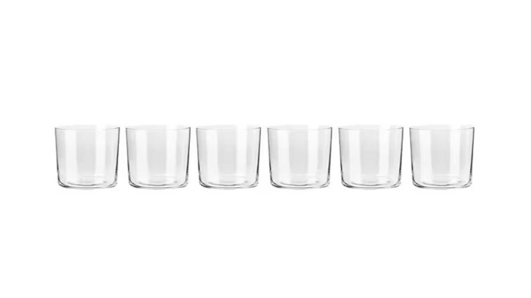 Krosno Set of 6 Harmony 350ml Wine/Juice Party Glass Tumbler - Clear