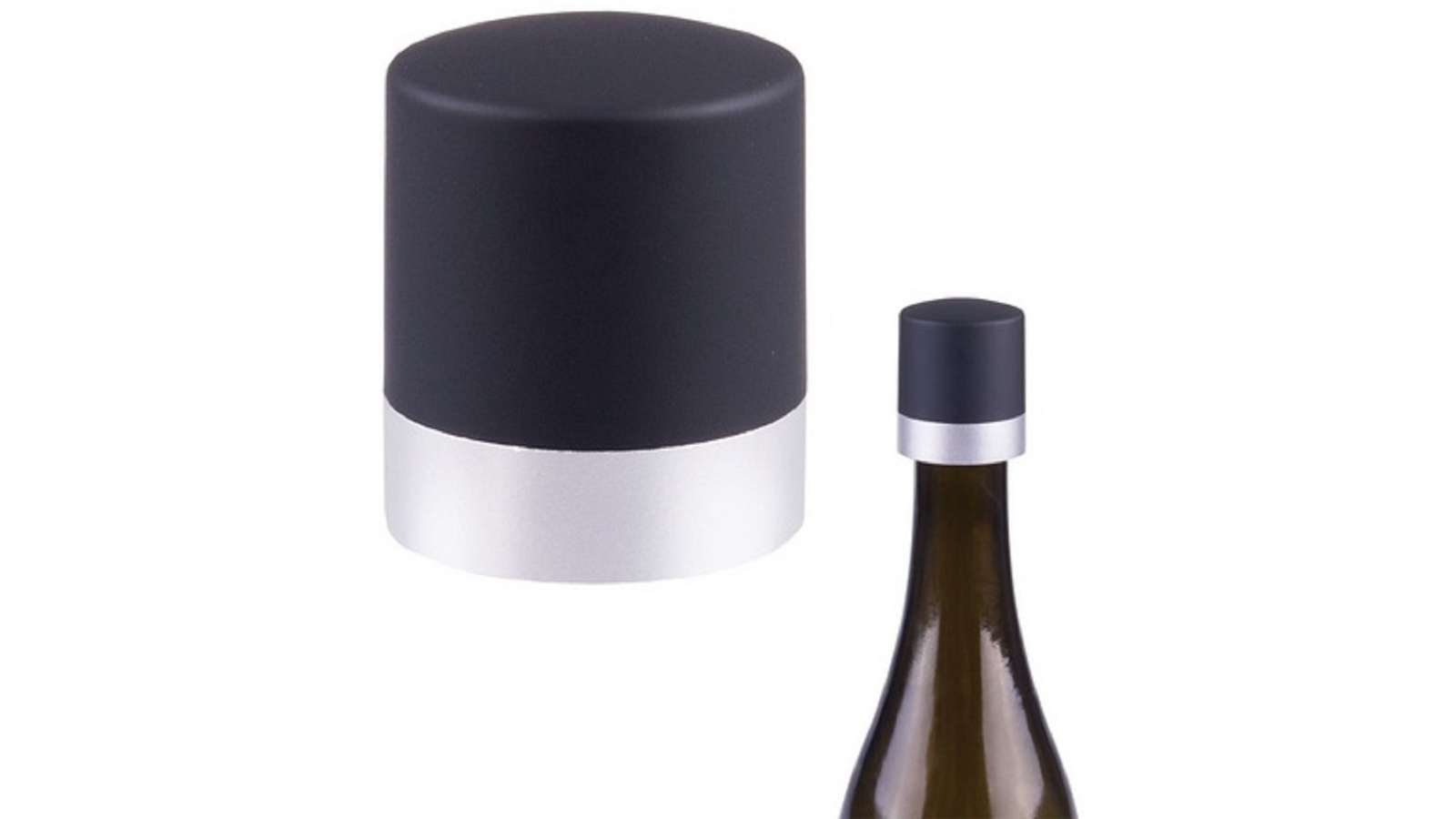 Bartender Twist Lock Champagne Resealer - Silver