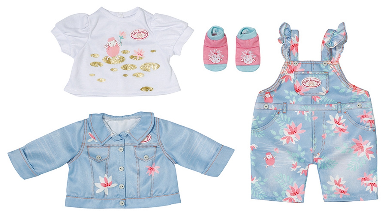 Baby Annabell Active Deluxe Jeans for 43cm Kids Doll