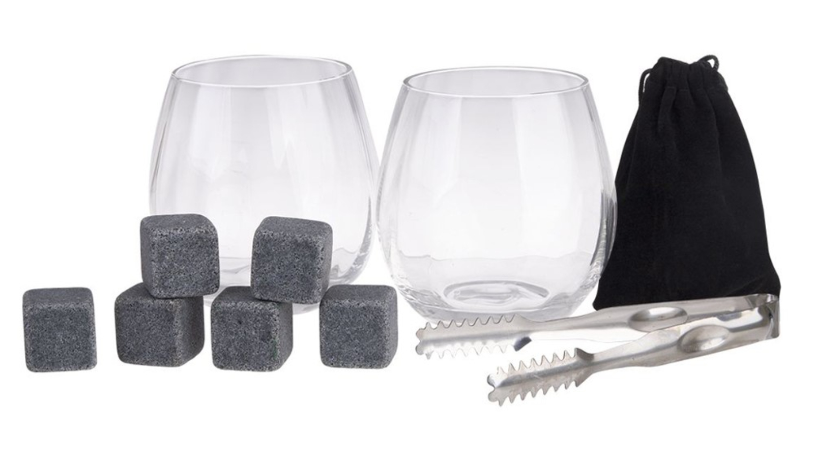 Bartender 10 Piece Gin Glasses/Stones