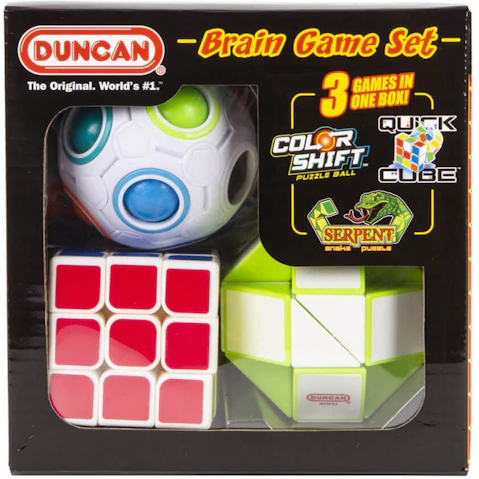 Duncan Brain Game Set - Colour Shift,Quick Cube & Serpent
