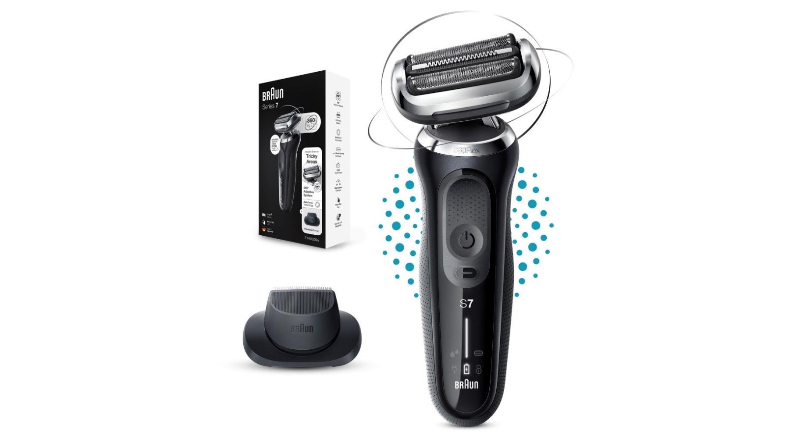 Braun Series 7 Shaver with Pouch Harvey Norman