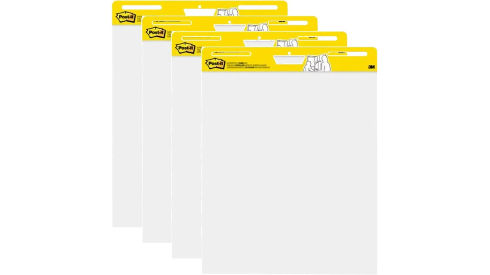 Post-it 559 Pack of 4 63.5 x 77.5cm 30 Sheets Easel Pad - White