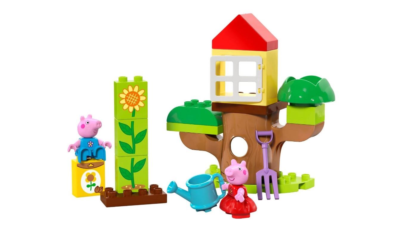 Lego 10431 Duplo Peppa Pig Garden and Tree House Construction Set
