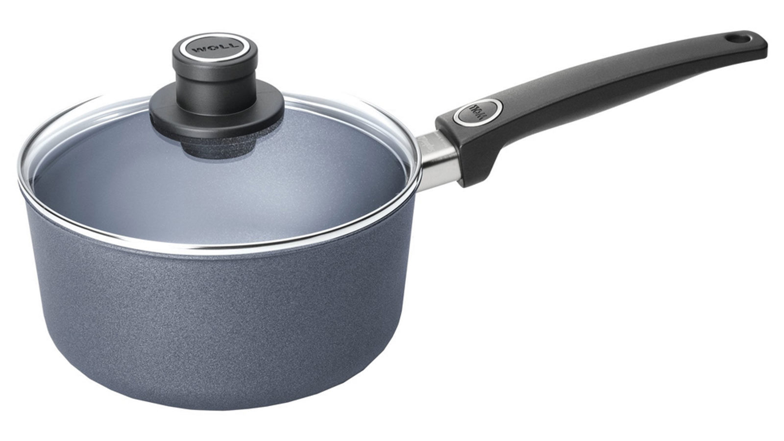 Woll 18cm/2L Diamond Lite Fixed Handle Conventional Saucepan With Lid