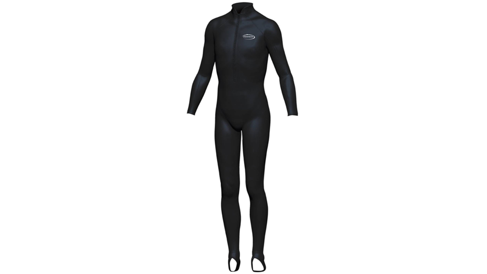 Mirage Kids/Youth Black Super Strength Hoodless Lycra Bodyliner Protector Suit - Size 6