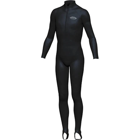 Mirage Kids/Youth Black Super Strength Hoodless Lycra Bodyliner Protector Suit
