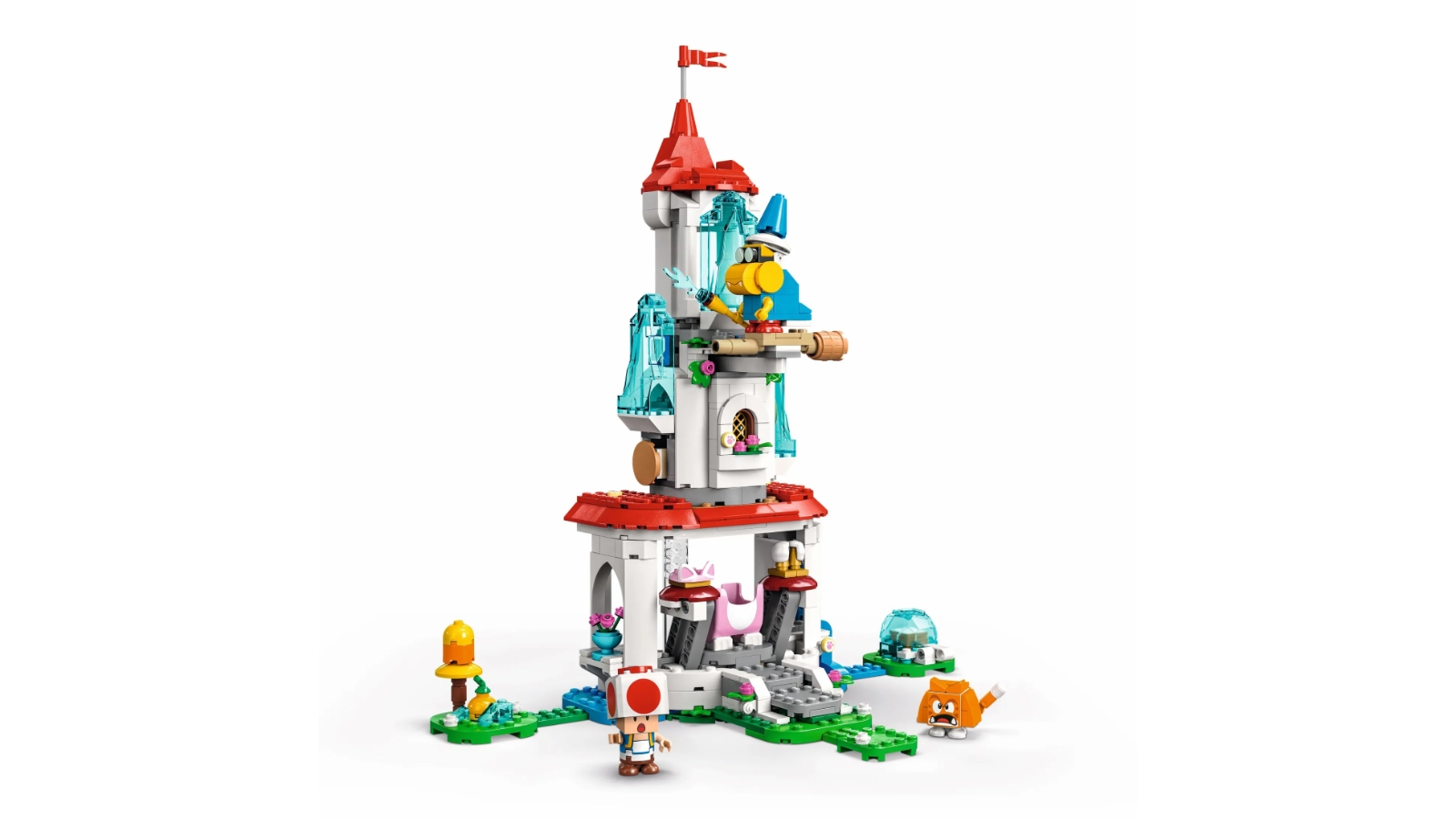 Lego Super Mario 71407 Cat Peach Suit and Frozen Tower Expansion Set