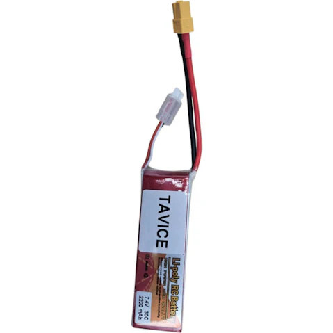 BatteryMate Tavice 2200mAh 30C 2S LiPo Battery
