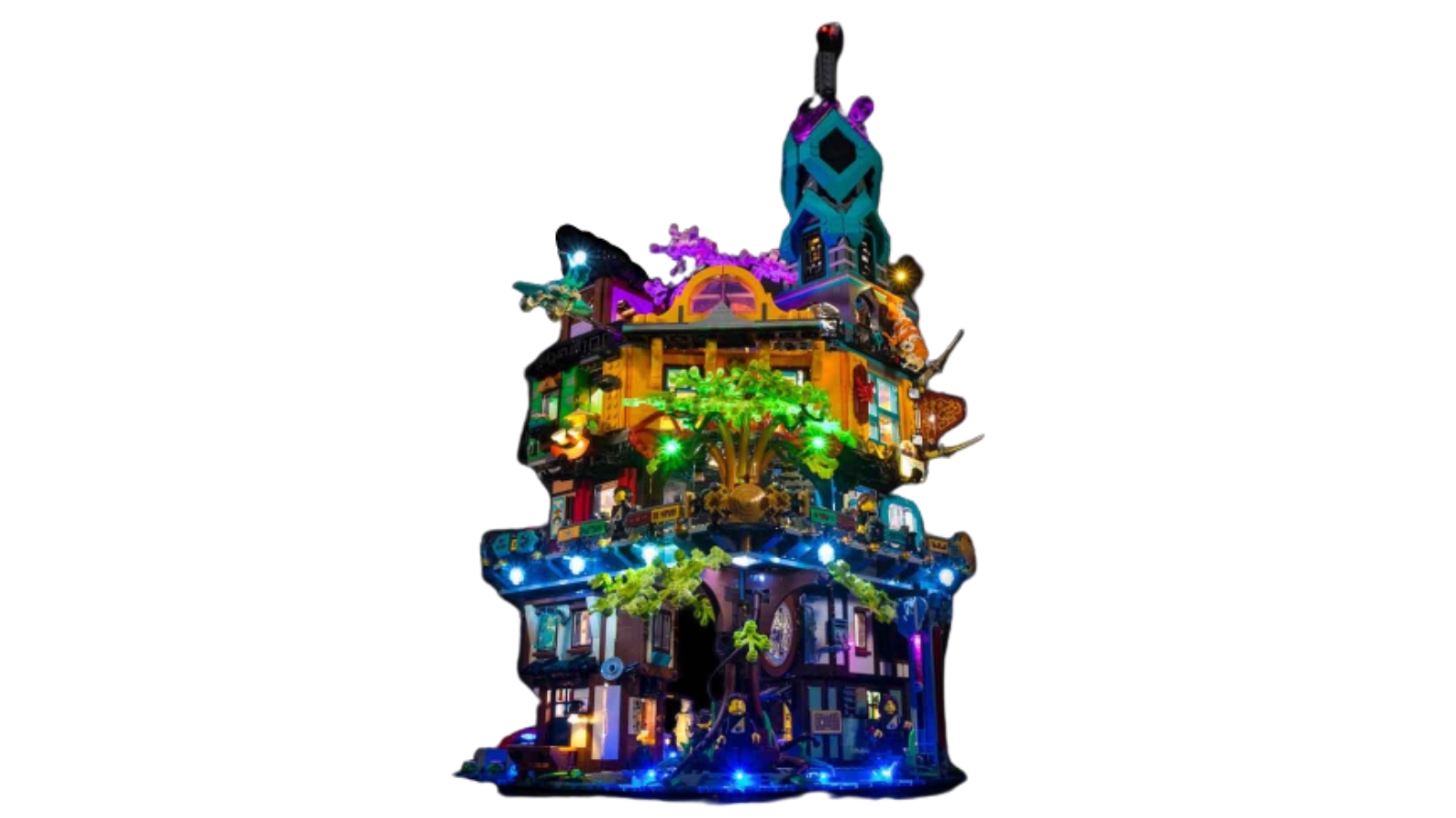 Light My Bricks Light Kit for 71741 LEGO Ninjago City Gardens 