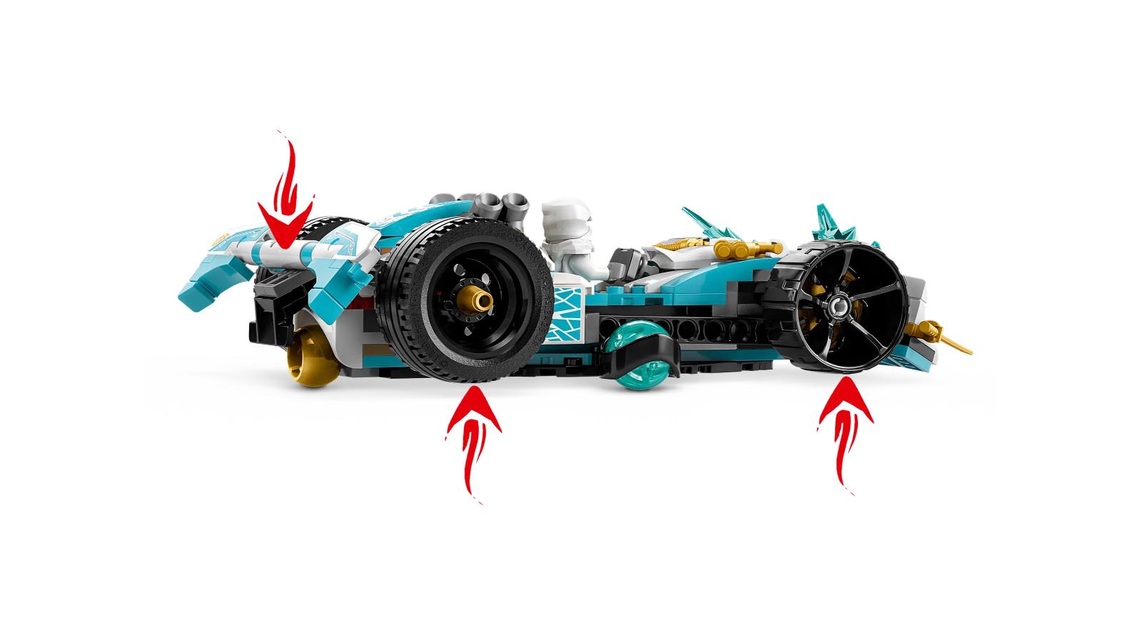 Lego 71791 Zane Dragon Power Spinjitzu Race CarNinjago | Harvey Norman