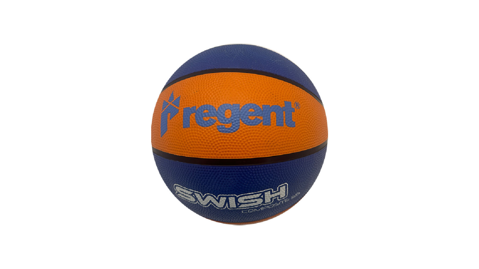 Regent Swish Size 5 Indoor/Outdoor Synthetic Rubber Training Basketball - White/Pink