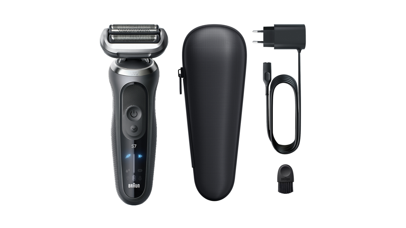 Braun Series 7 360 Flex Wet and Dry Mens Shaver - Grey