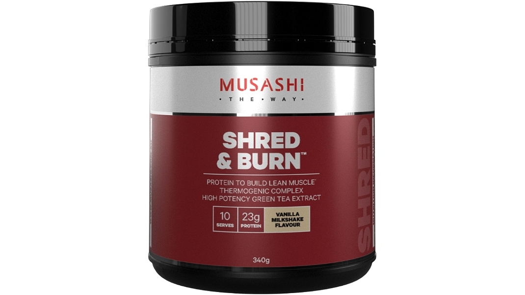 Musashi Shred and Burn 340g - Vanilla Milkshake