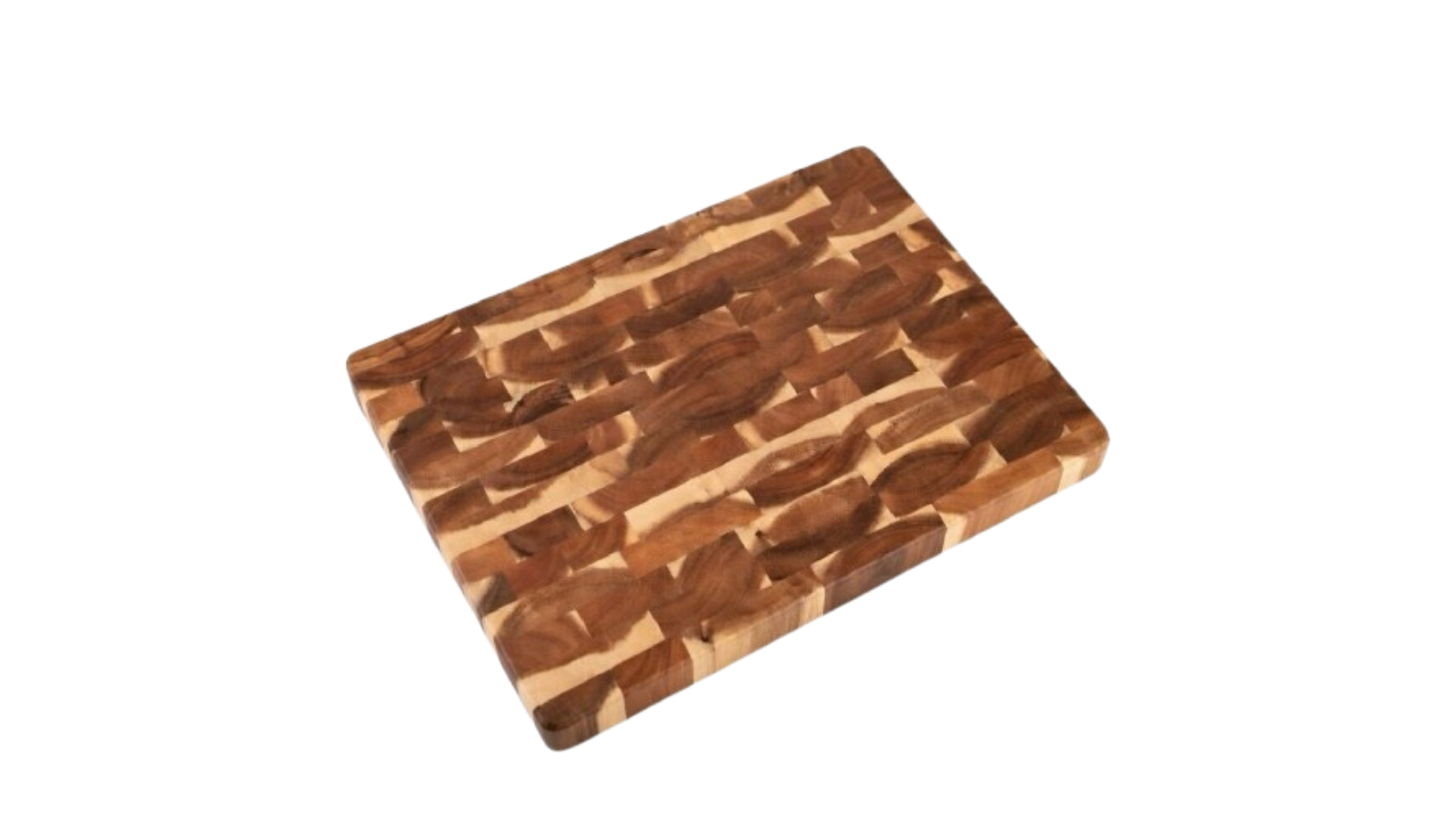 Alfresco Lane Acacia Wood End Grain Cutting Board - 40 x 30 x 3cm