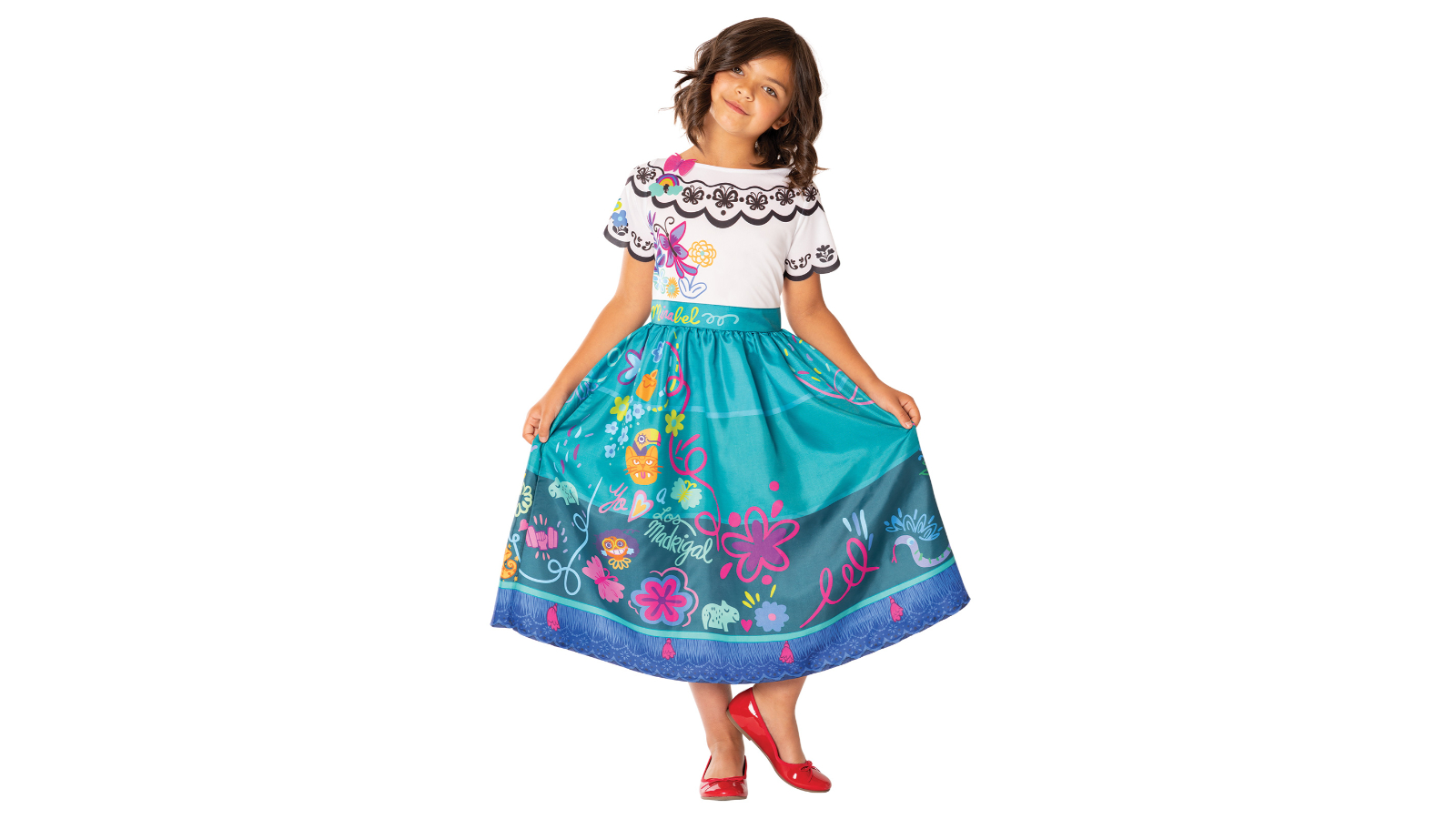 Mirabel Encanto Chid Costume - Size 4-6 Years