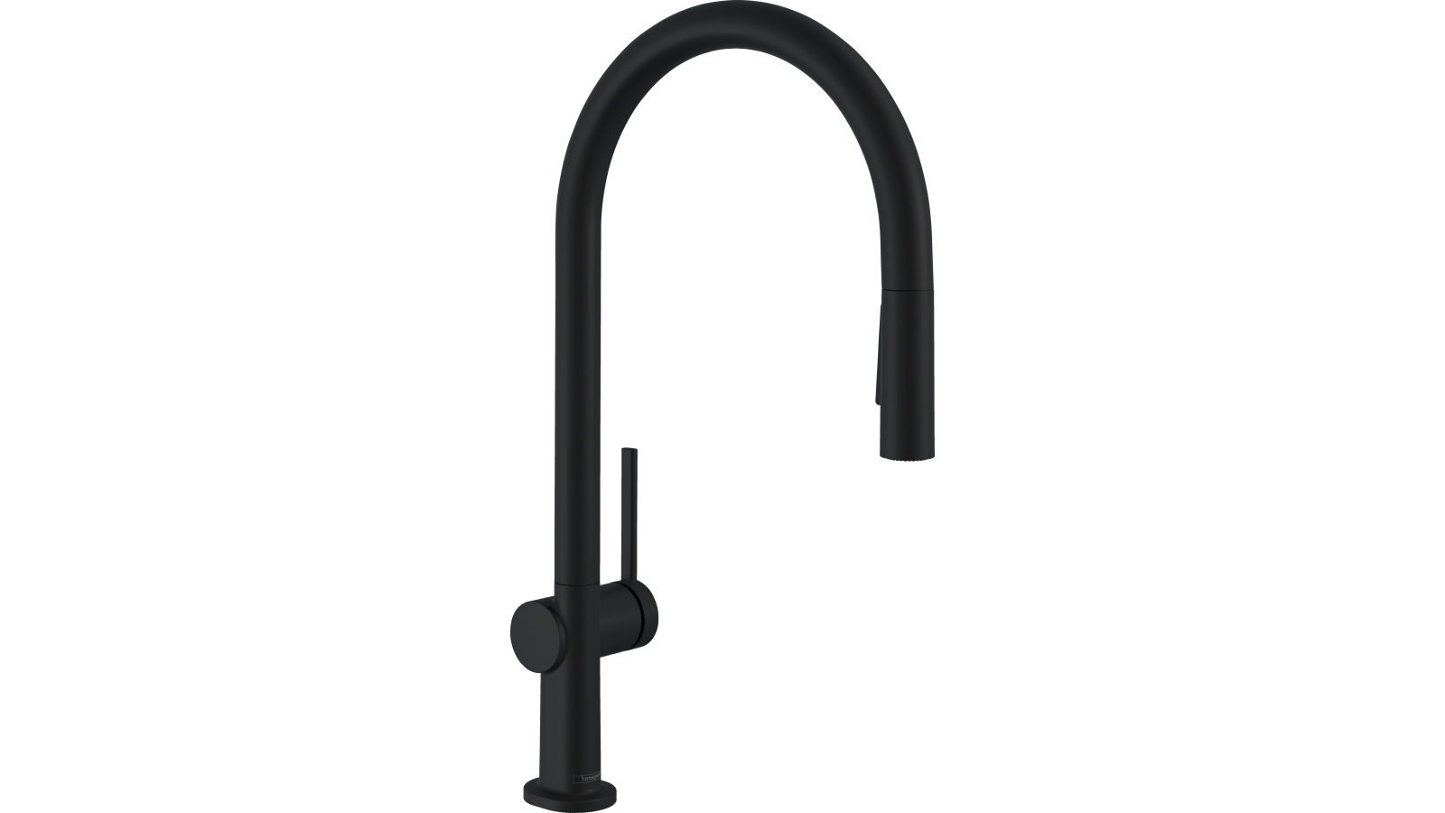 Hansgrohe Talis M54 Single Lever Kitchen Mixer 210 with Pull-Out Spout, 2jet - Matte Black