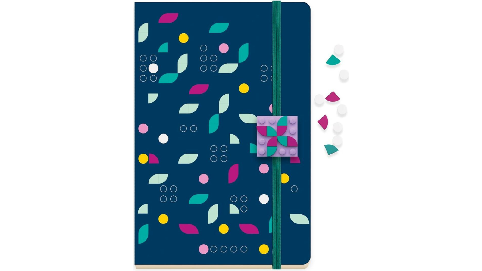 Lego Dot Notebook with Sliding Plate Charm