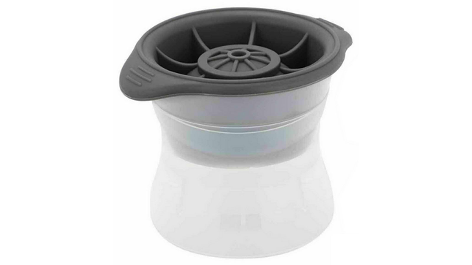 YS 2 Piece Grey Silicone Ice Ball Mold Cube Maker Mould