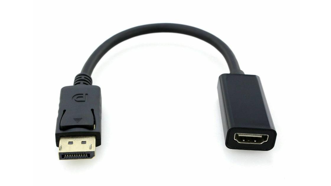 BatteryMate Full HD 1080P Displayport DP to HDMI Adapter Cable