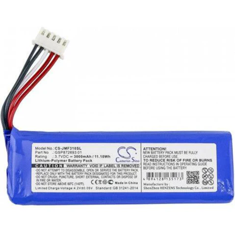 BatteryMate GSP872693 Compatible Battery Bluetooth Speaker for JBL Flip 4