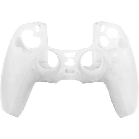 BatteryMate Silicone Case Cover for PS5 Controller with Ultra Grip - White