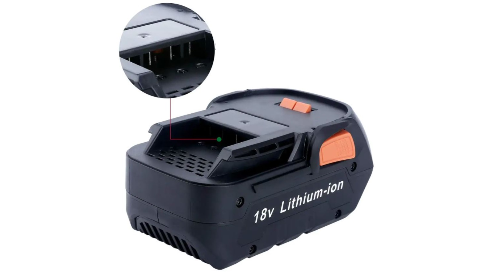BatteryMate Ridgid Compatible AEG 18V 7000mAh Li-Ion Battery R840087 R840086 R840085 L1830R L1850R