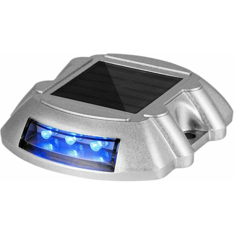 Tavice AU Deck Blue Color Waterproof Safety Solar Light for Pathway with Built-in 6 LED
