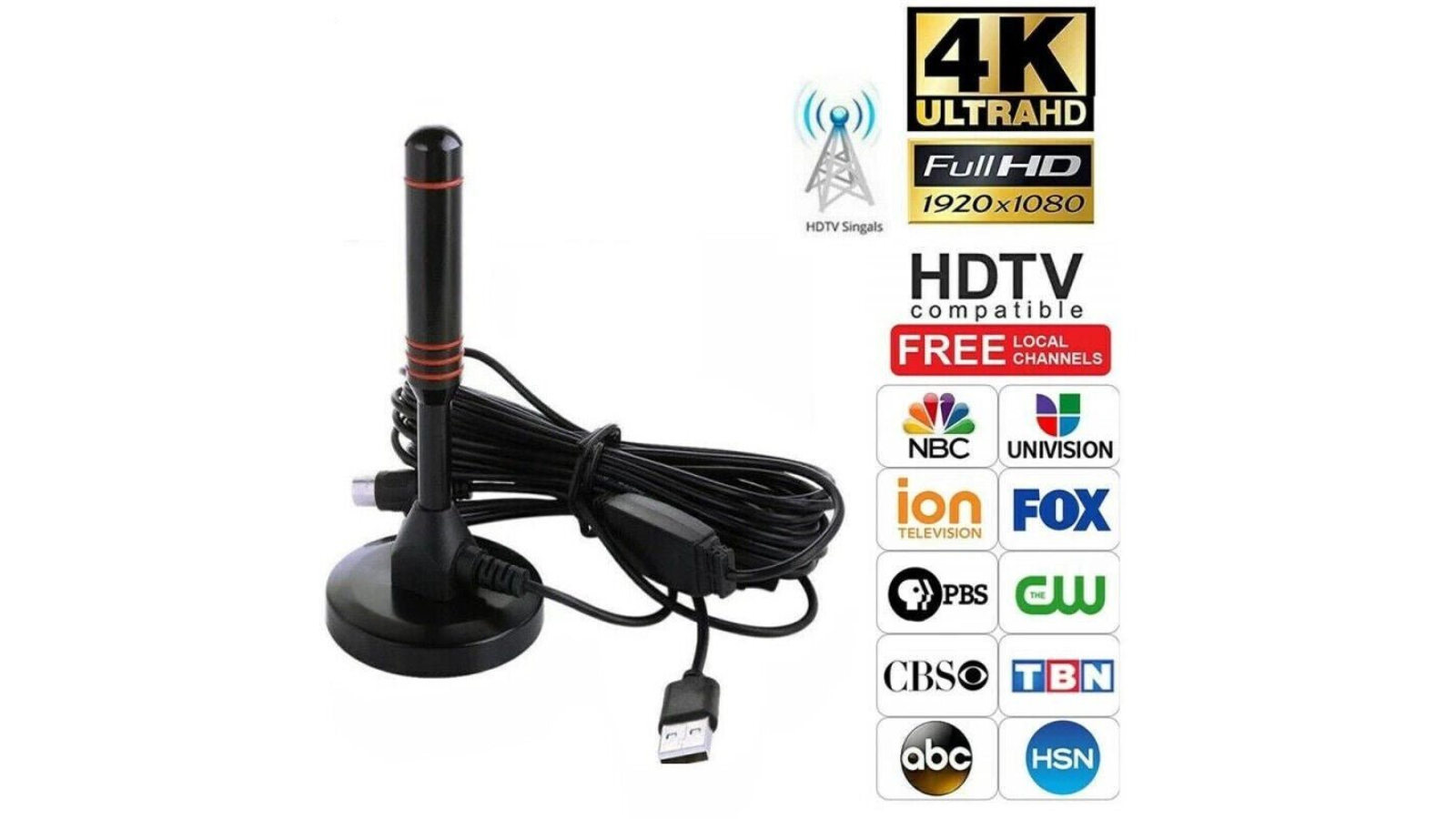 Tavice AU 200 Mile Portable TV Antenna for Caravan Digital