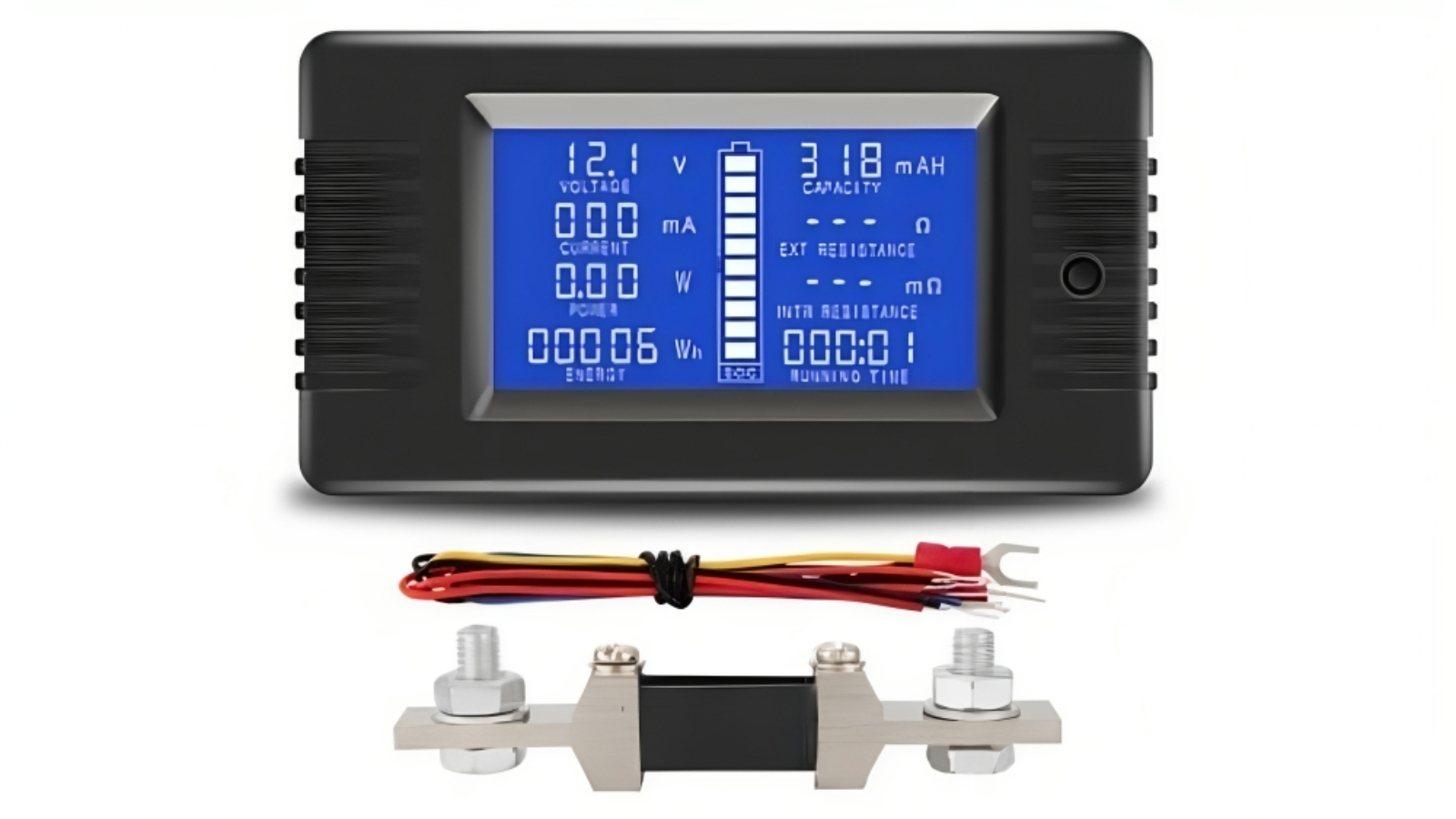 BatteryMate BMBtMonitor200AShunt 200V LCD Display Battery Monitor Voltmetre Amplifier