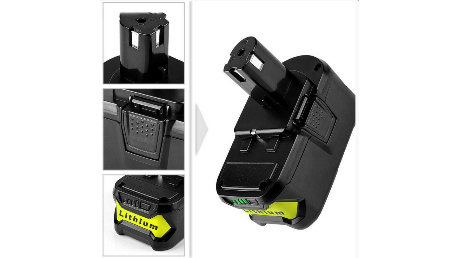 BatteryMate 10.0Ah 18V Battery for Ryobi One Plus Lithium Ion P108 P105 P104 P102 P107 Tool Harvey Norman