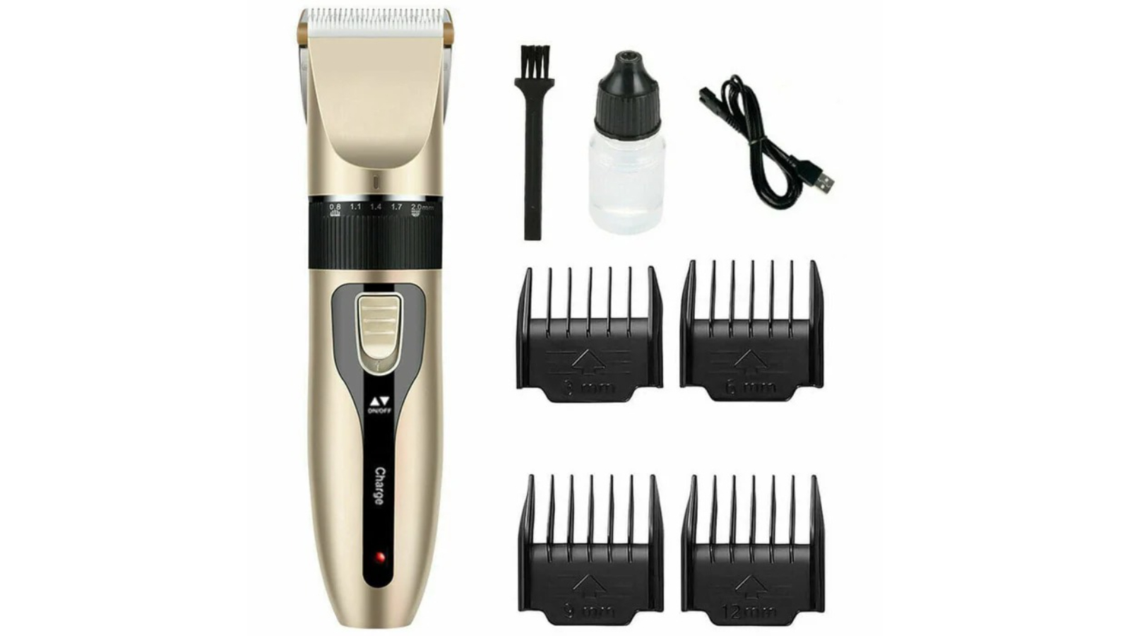 BatteryMate Grooming Trimmer Shaver Cordless Pet Hair Electric Clipper Kit