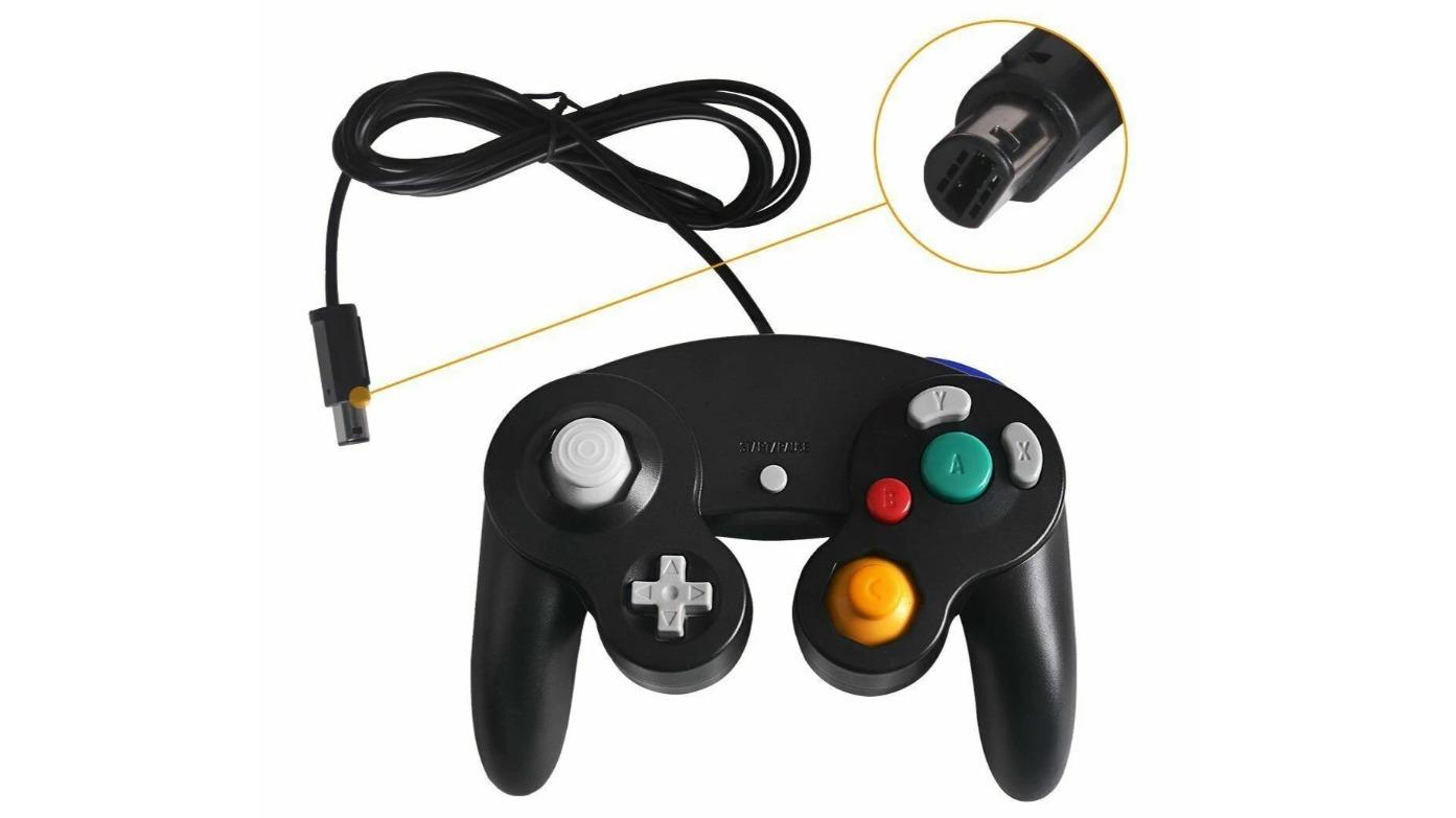 BatteryMate Premium Dual Shock Gamecube Controller Gamepad for Nintendo Wii GC NGC