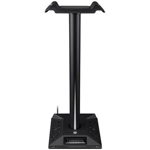 BatteryMate RGB Earphone Gaming Headset Holder Hanger Headphone Stand with 3.5mm 2 USB Ports