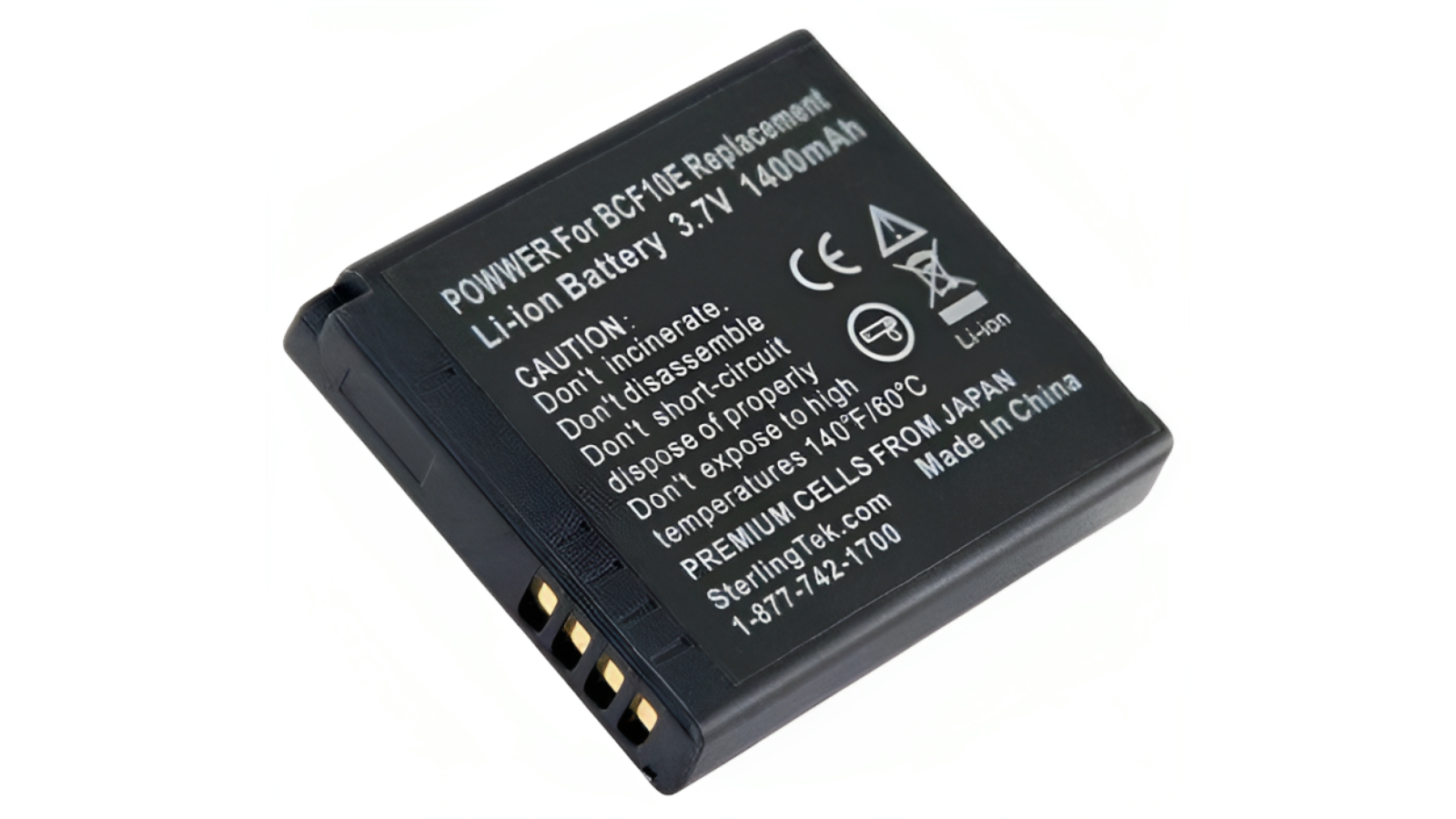 BatteryMate BMBtDMWBCF10E Battery for Panasonic DMW-BCF10E DMW-BCF10PP CGA-S/106B CGA-S/106C CGA-S/106D